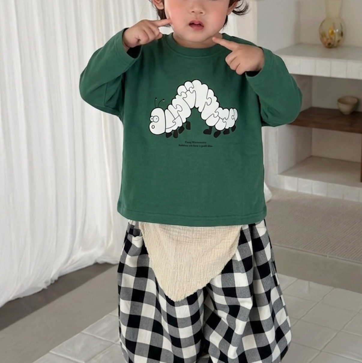 LSカットソー（グリーン）