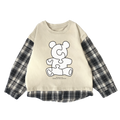 チェック切替カットソー（オフ）