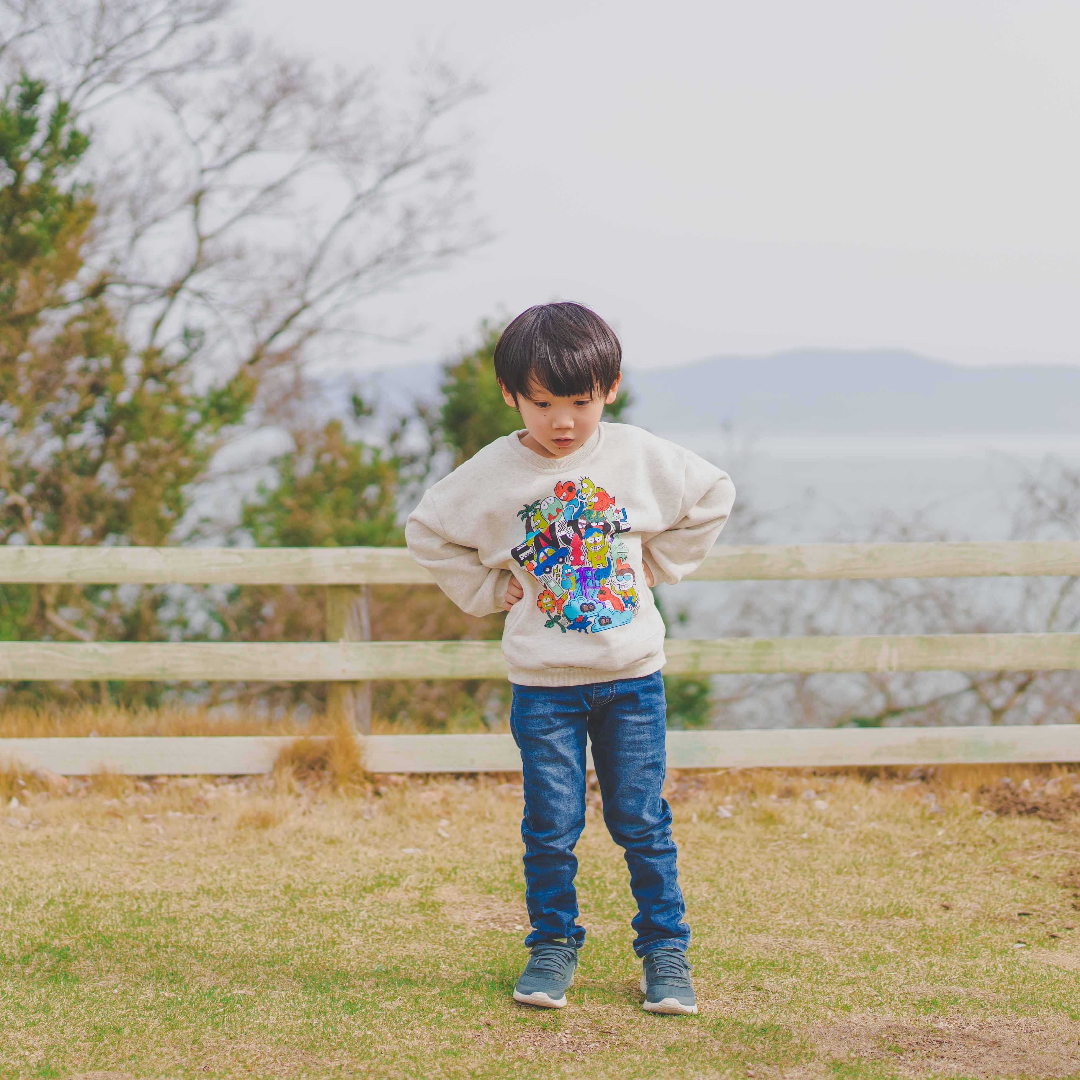 SW裏起毛トップス（グレー）