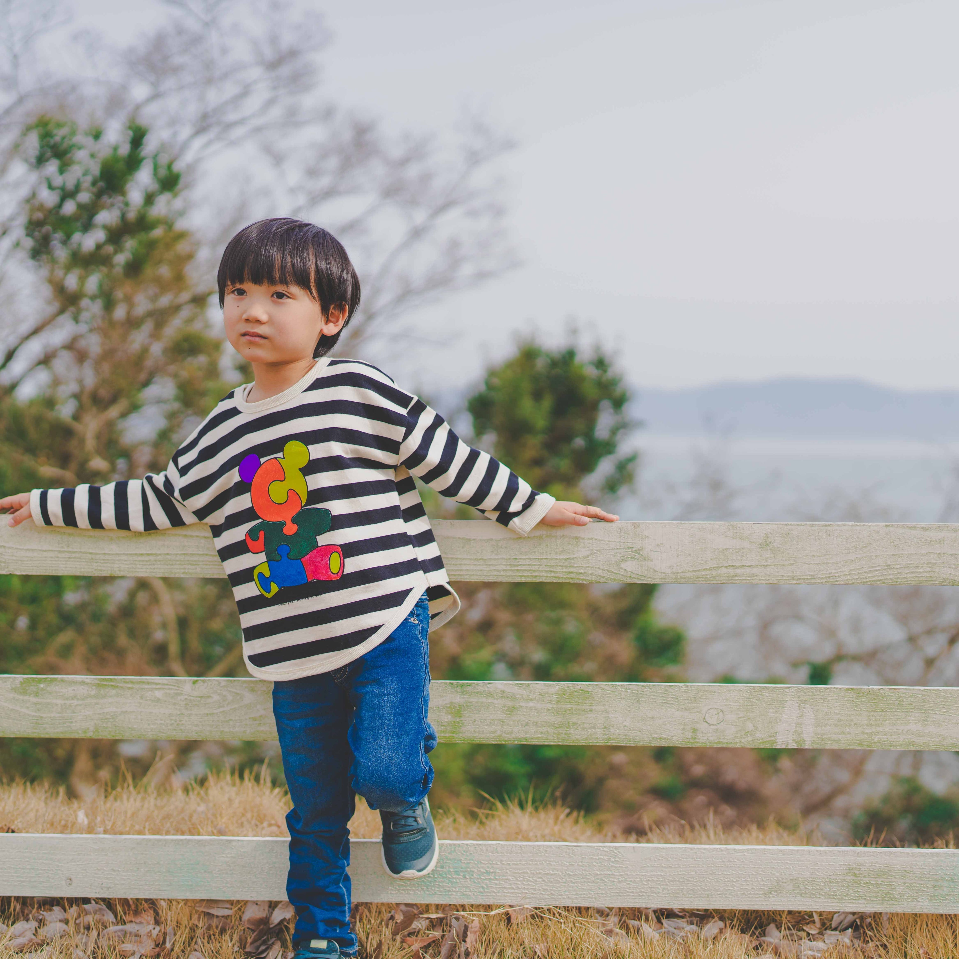 ボーダーPO 黒×白