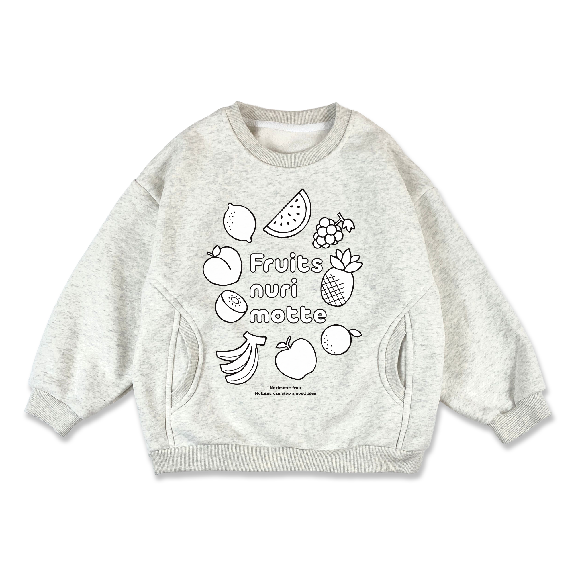 SW裏起毛トップス（グレー）