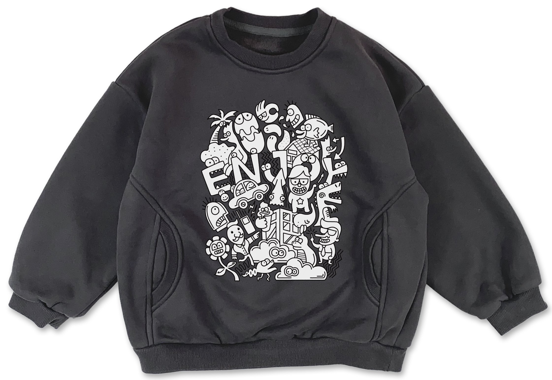 ヌリモッテの塗り絵スウェット